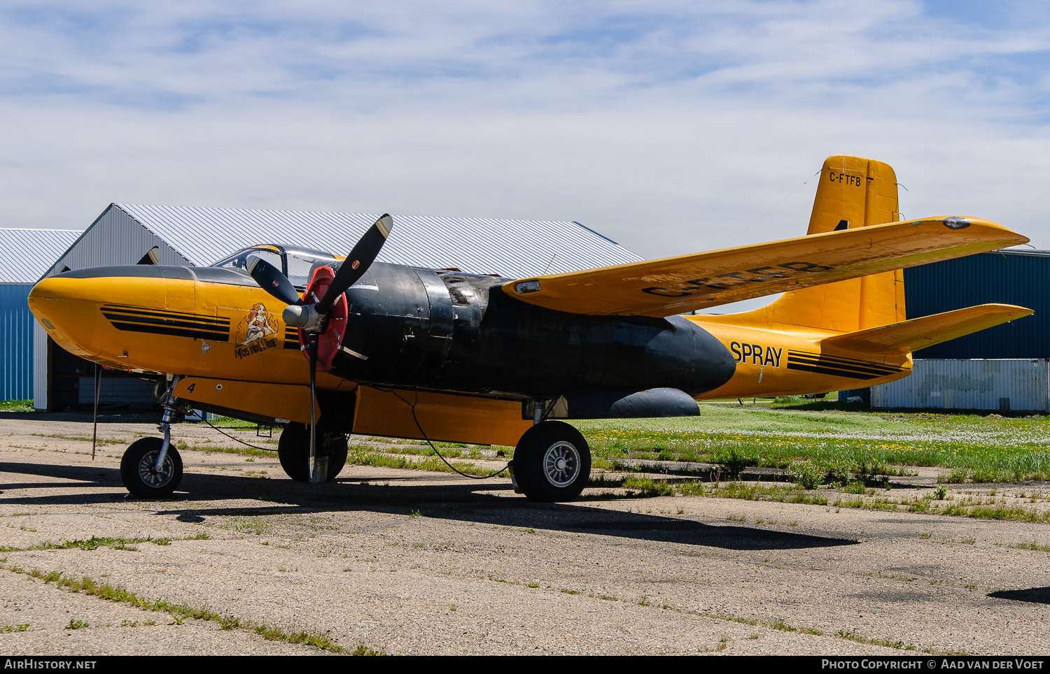 Aircraft Photo of C-FTFB | Douglas B-26/AT Invader | Air Spray | AirHistory.net #110581