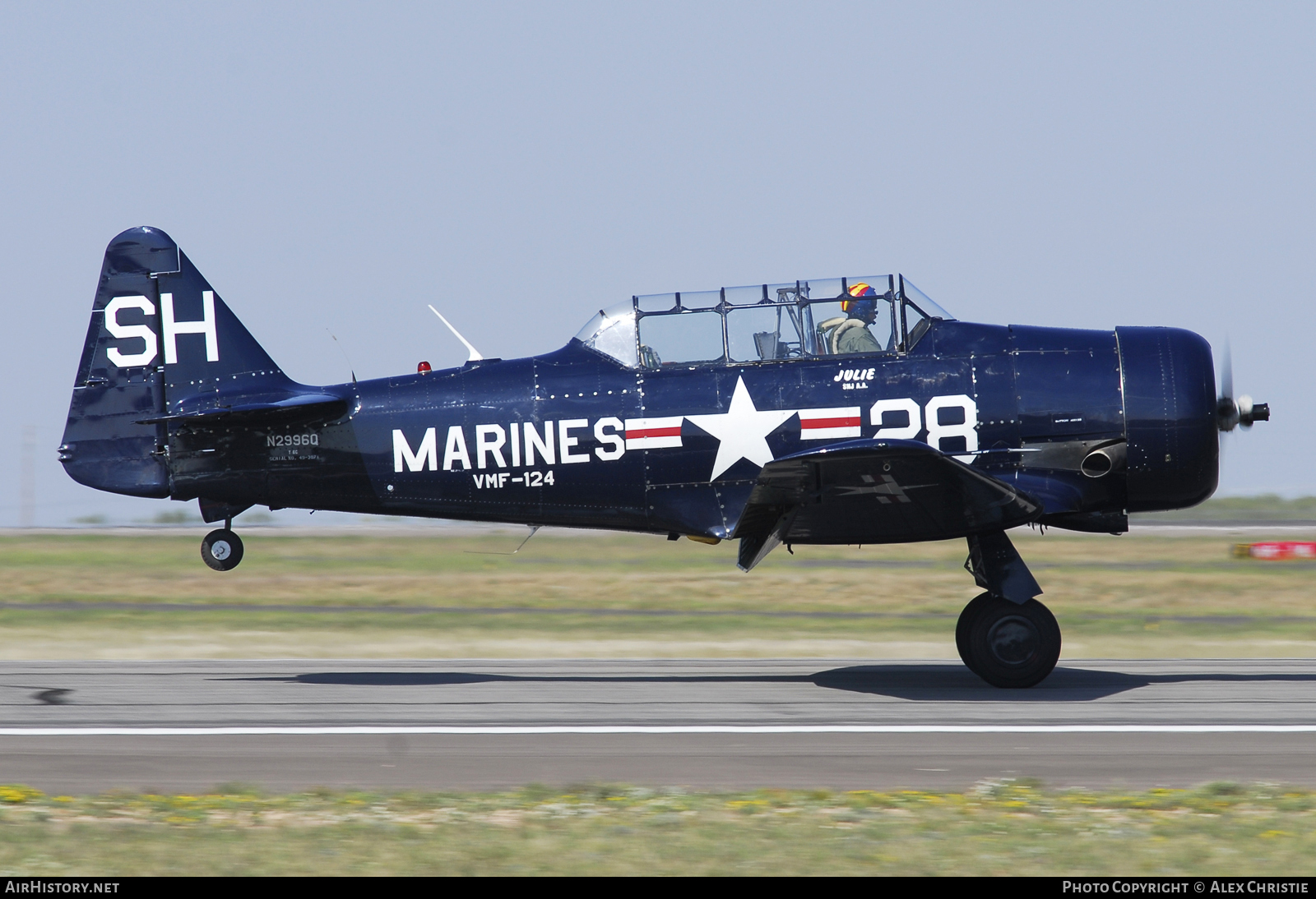 Aircraft Photo of N2996Q | North American T-6G Texan | USA - Marines | AirHistory.net #110589