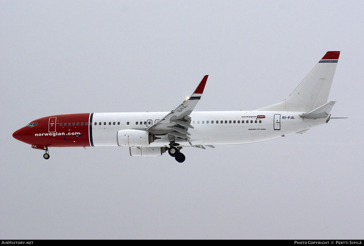 Aircraft Photo of EI-FJL | Boeing 737-8JP | Norwegian | AirHistory.net #110590