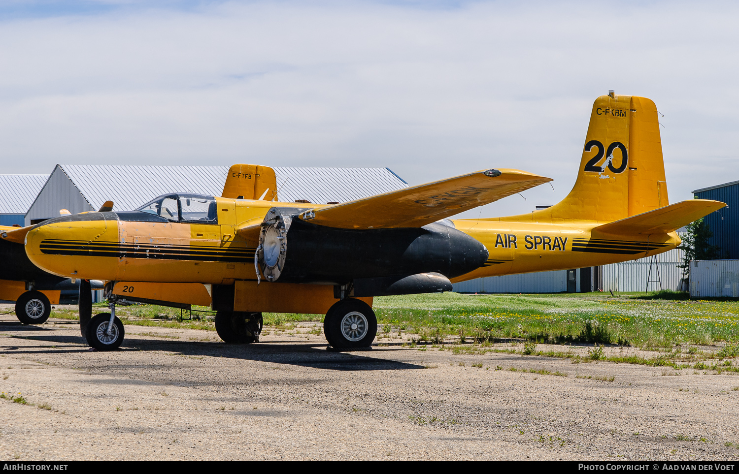 Aircraft Photo of C-FKBM | Douglas B-26/AT Invader | Air Spray | AirHistory.net #110595