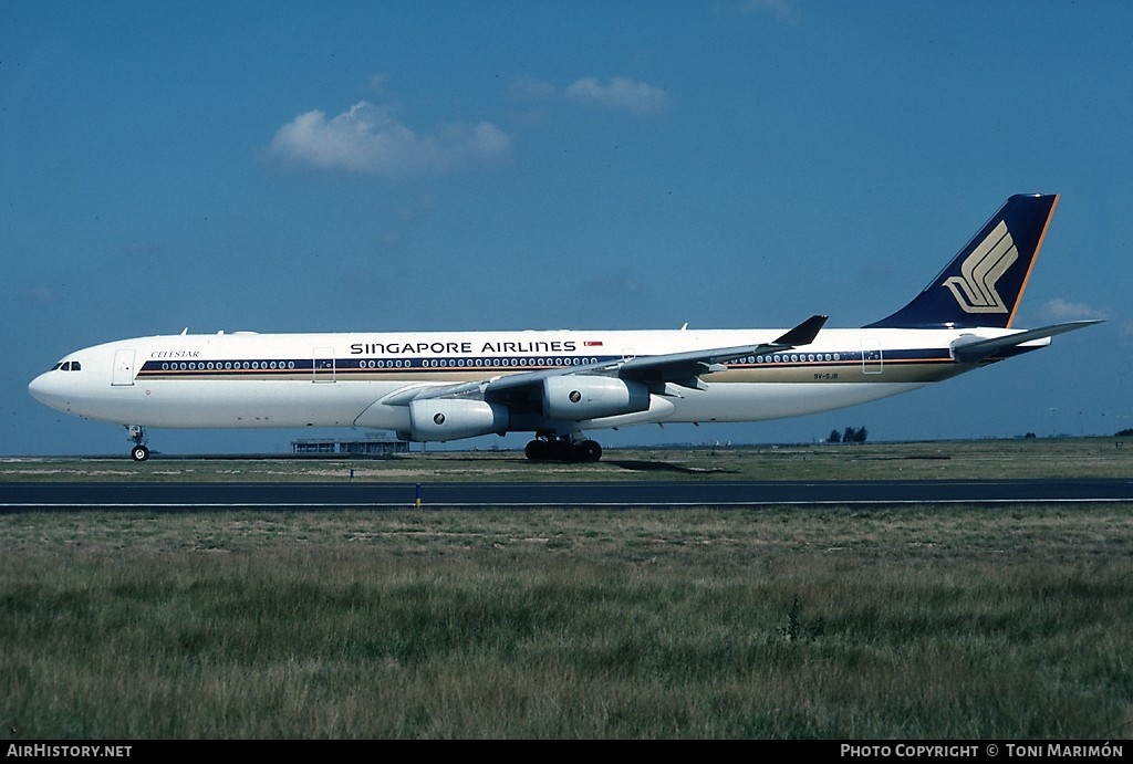 Aircraft Photo of 9V-SJB | Airbus A340-313 | Singapore Airlines | AirHistory.net #110617