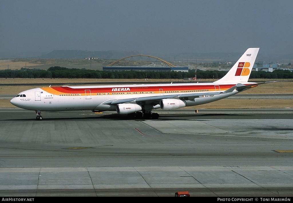 Aircraft Photo of EC-HQF | Airbus A340-313 | Iberia | AirHistory.net #110625