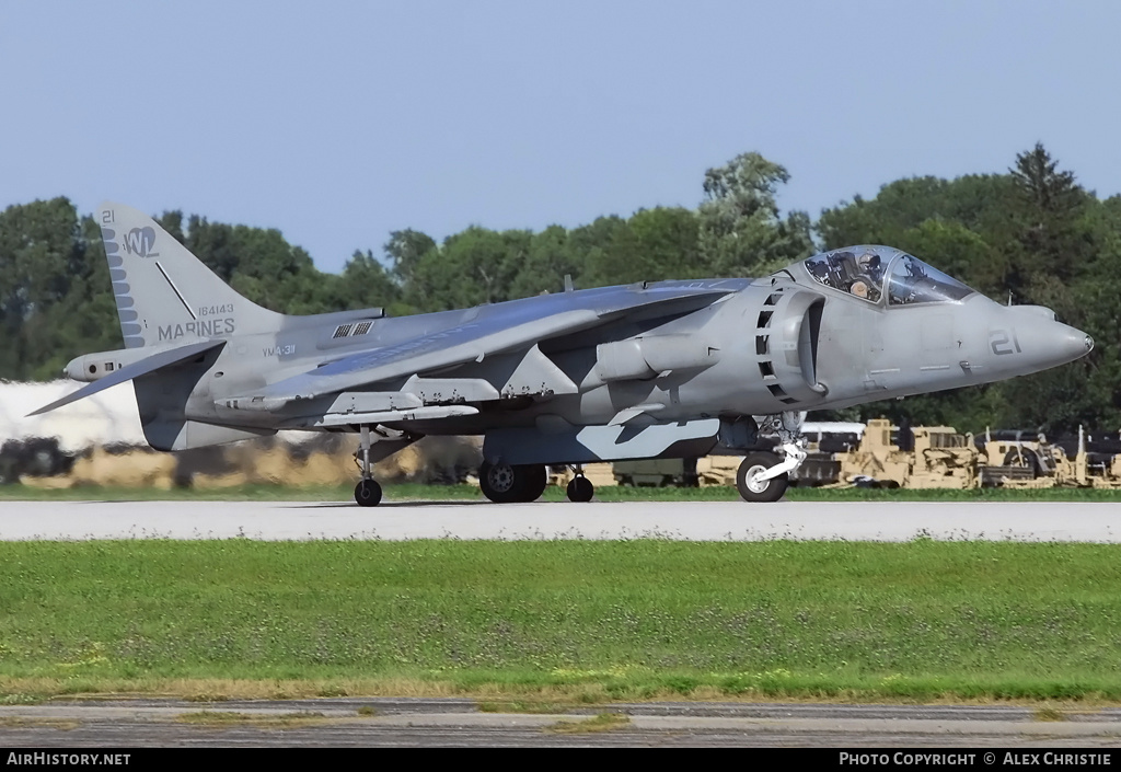 Aircraft Photo of 164143 | McDonnell Douglas AV-8B Harrier II | USA - Marines | AirHistory.net #110640