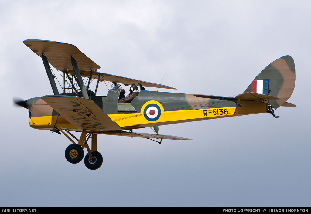 Aircraft Photo of G-APAP / R5136 | De Havilland D.H. 82A Tiger Moth II | UK - Air Force | AirHistory.net #110649