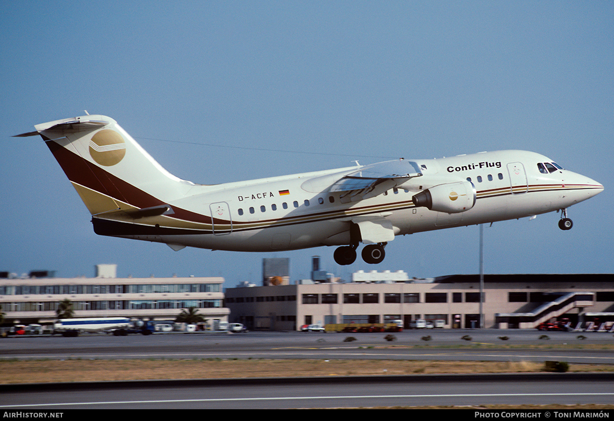 Aircraft Photo of D-ACFA | British Aerospace BAe-146-200 | Conti-Flug | AirHistory.net #110651