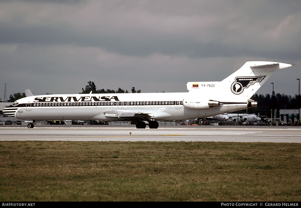 Aircraft Photo of YV-762C | Boeing 727-2D3/Adv | Servivensa | AirHistory.net #110708