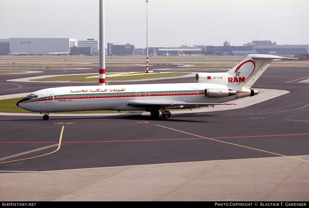 Aircraft Photo of CN-CCW | Boeing 727-2B6/Adv | Royal Air Maroc - RAM | AirHistory.net #110720