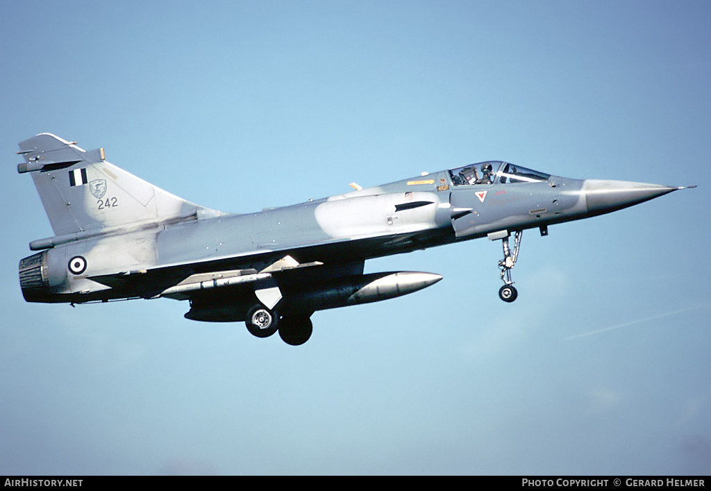 Aircraft Photo of 242 | Dassault Mirage 2000EG | Greece - Air Force | AirHistory.net #110726