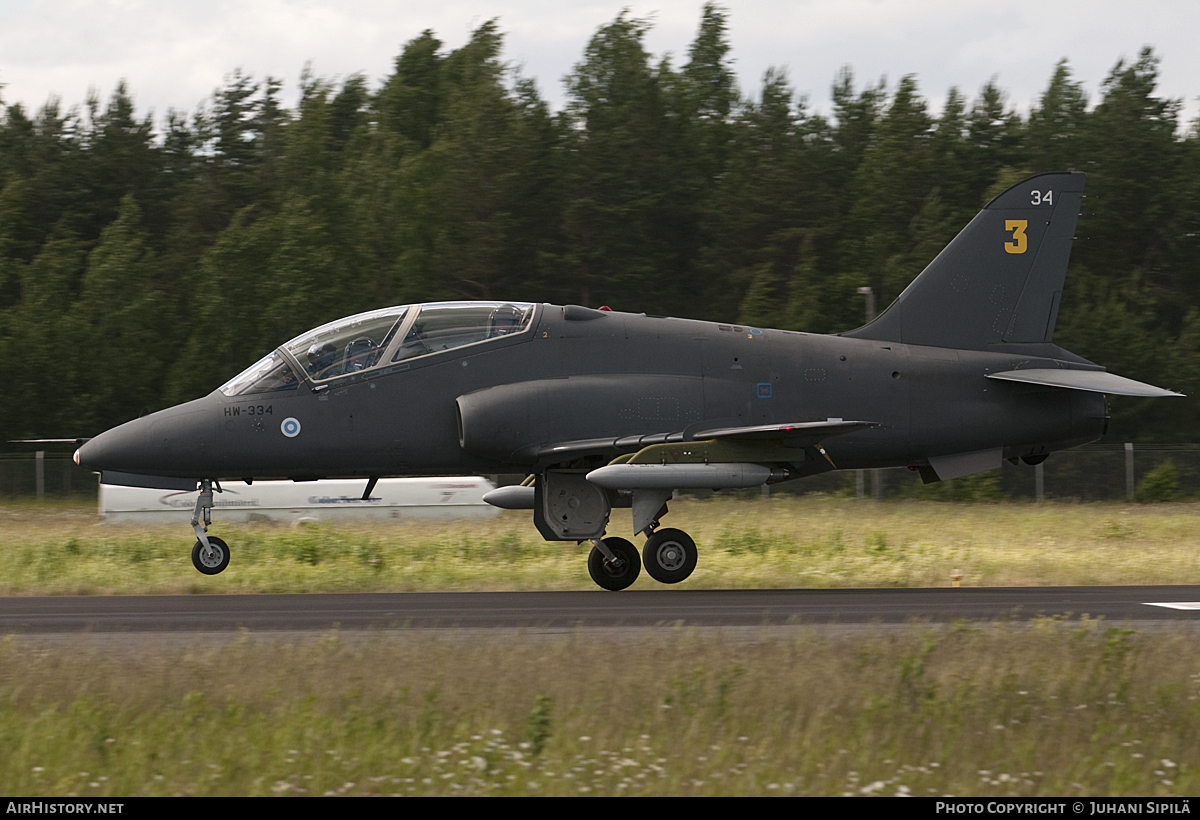 Aircraft Photo of HW-334 | British Aerospace Hawk 51 | Finland - Air Force | AirHistory.net #110729