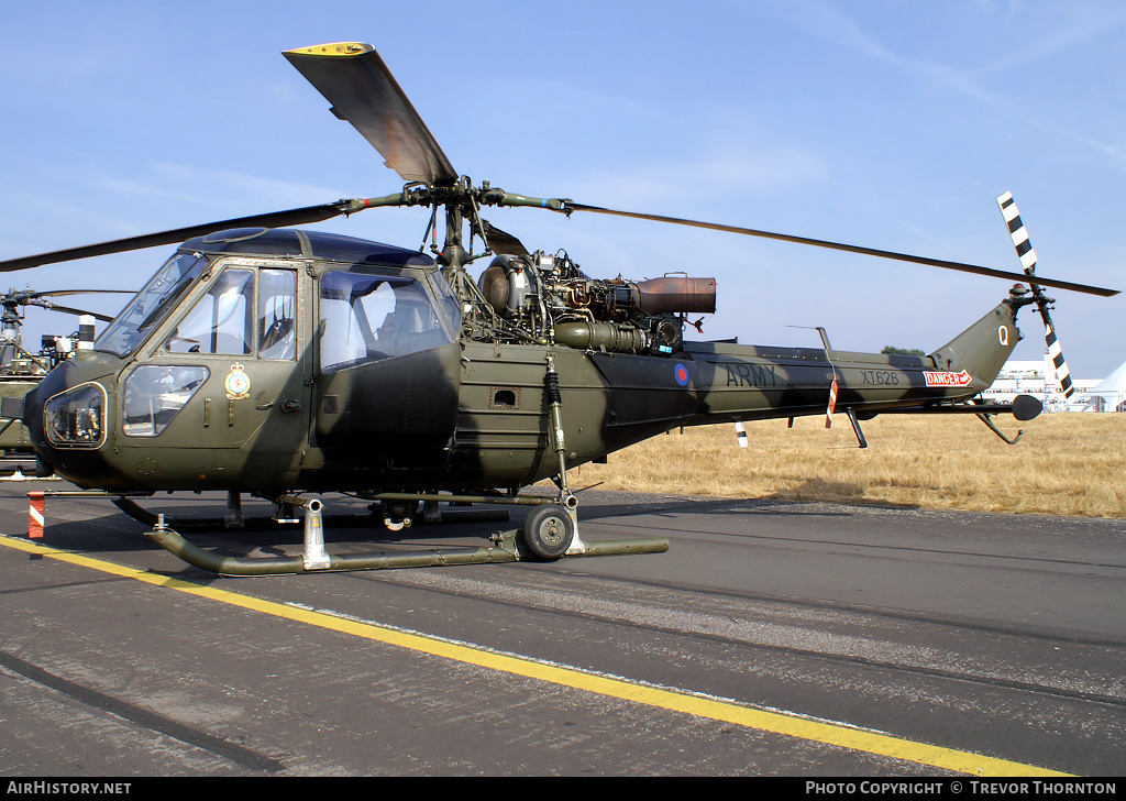 Aircraft Photo of XT626 | Westland Scout AH1 (P-531-2) | UK - Army | AirHistory.net #110756