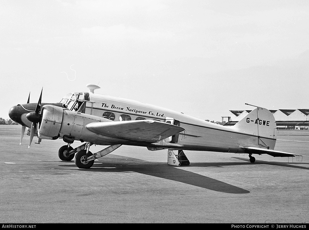Aircraft Photo of G-AGWE | Avro 652A Anson C19/2 | Decca Navigator Company | AirHistory.net #110759