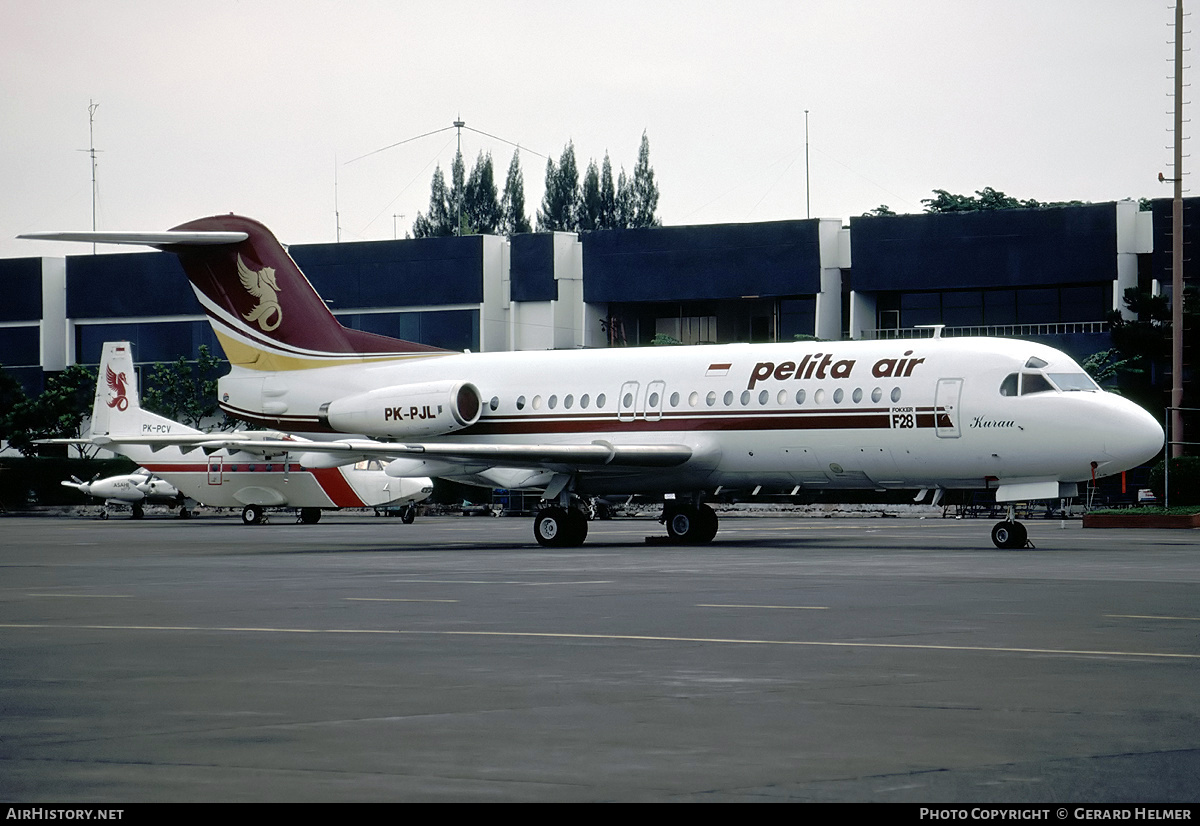 Aircraft Photo of PK-PJL | Fokker F28-4000 Fellowship | Pelita Air Service | AirHistory.net #110763