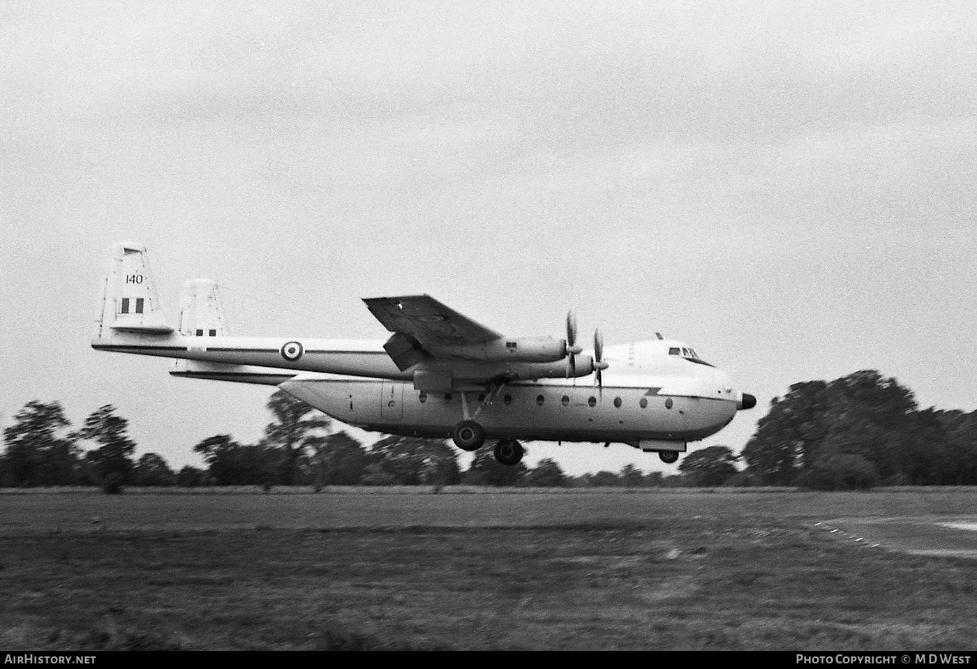 Aircraft Photo of XR140 | Armstrong Whitworth AW-660 Argosy E.1 | UK - Air Force | AirHistory.net #110769