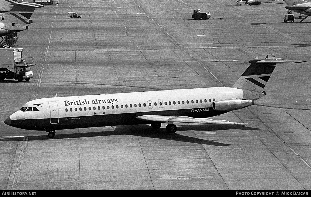 Aircraft Photo of G-AVMM | BAC 111-510ED One-Eleven | British Airways | AirHistory.net #110775