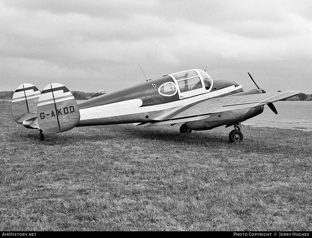 Aircraft Photo of G-AKDD | Miles M.65 Gemini 1A | AirHistory.net #110797