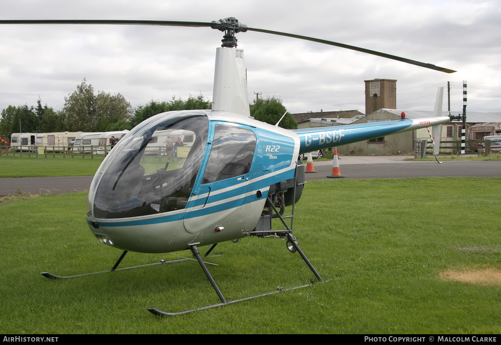 Aircraft Photo of G-BSGF | Robinson R-22 Beta | AirHistory.net #110835