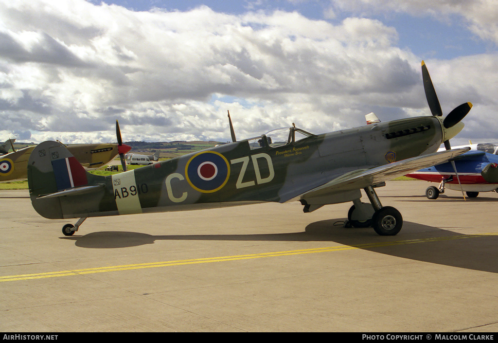 Aircraft Photo of AB910 | Supermarine 349 Spitfire LF5B | UK - Air Force | AirHistory.net #110837