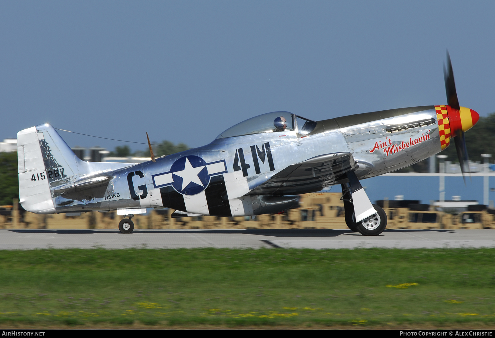 Aircraft Photo of N51KB / 415267 | North American P-51D Mustang | USA - Air Force | AirHistory.net #110854