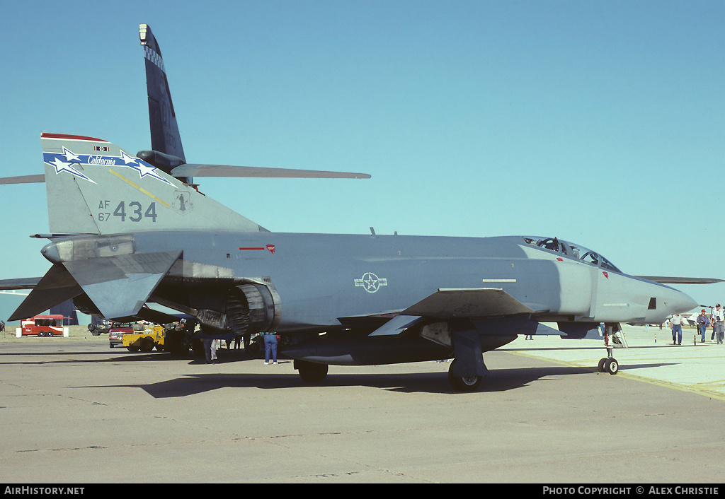 Aircraft Photo of 67-0434 / AF67-434 | McDonnell Douglas RF-4C Phantom II | USA - Air Force | AirHistory.net #110863