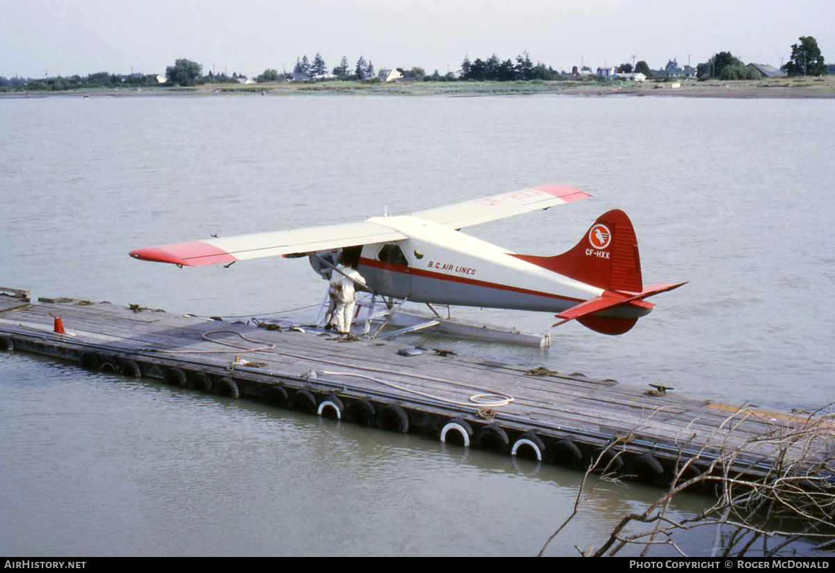 Aircraft Photo of CF-HXX | De Havilland Canada DHC-2 Beaver Mk.1 | B.C. Air Lines | AirHistory.net #110876
