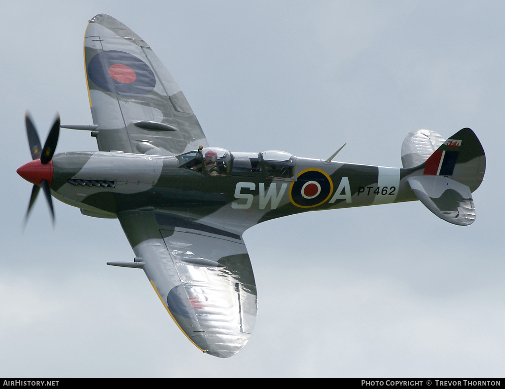 Aircraft Photo of G-CTIX / PT462 | Supermarine 509 Spitfire T9 | UK - Air Force | AirHistory.net #110901