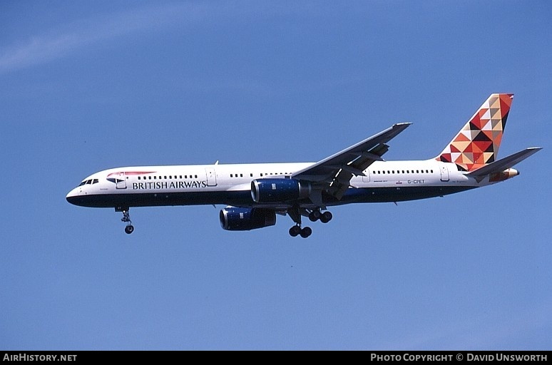 Aircraft Photo of G-CPET | Boeing 757-236 | British Airways | AirHistory.net #110926