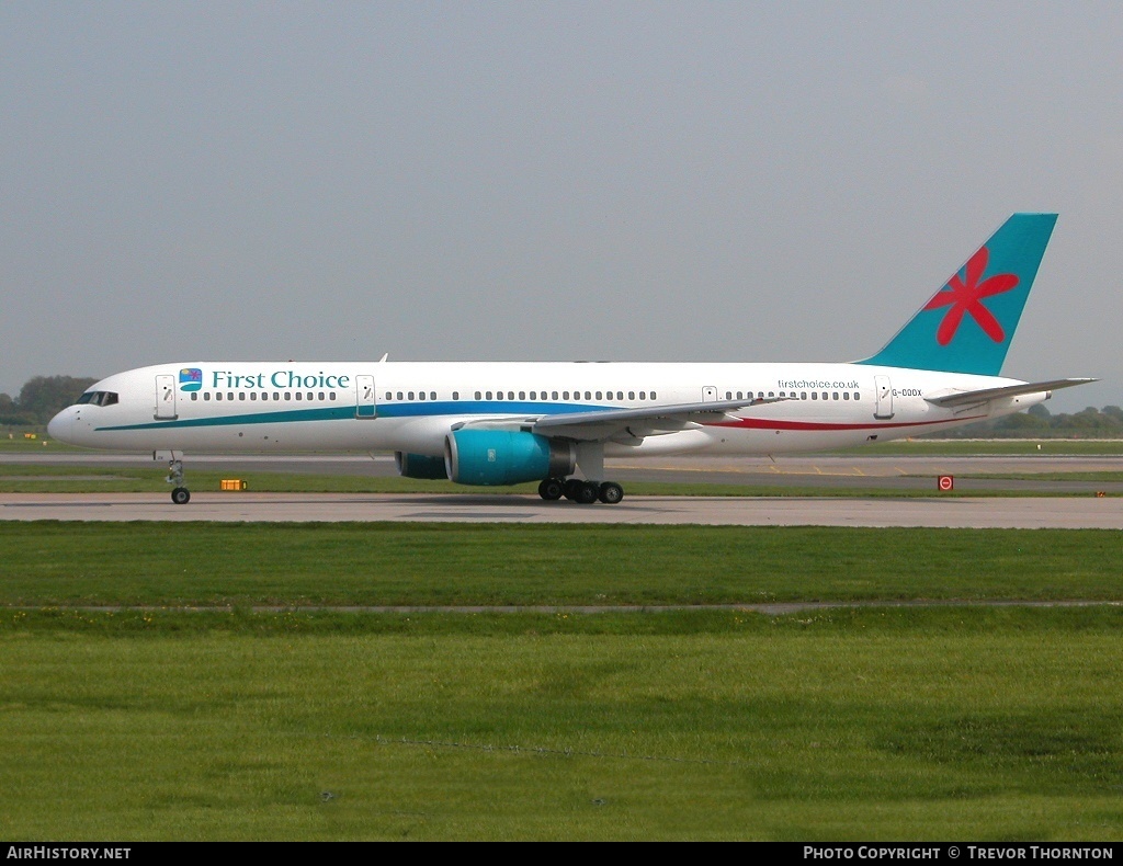 Aircraft Photo of G-OOOX | Boeing 757-2Y0 | First Choice Airways | AirHistory.net #111002