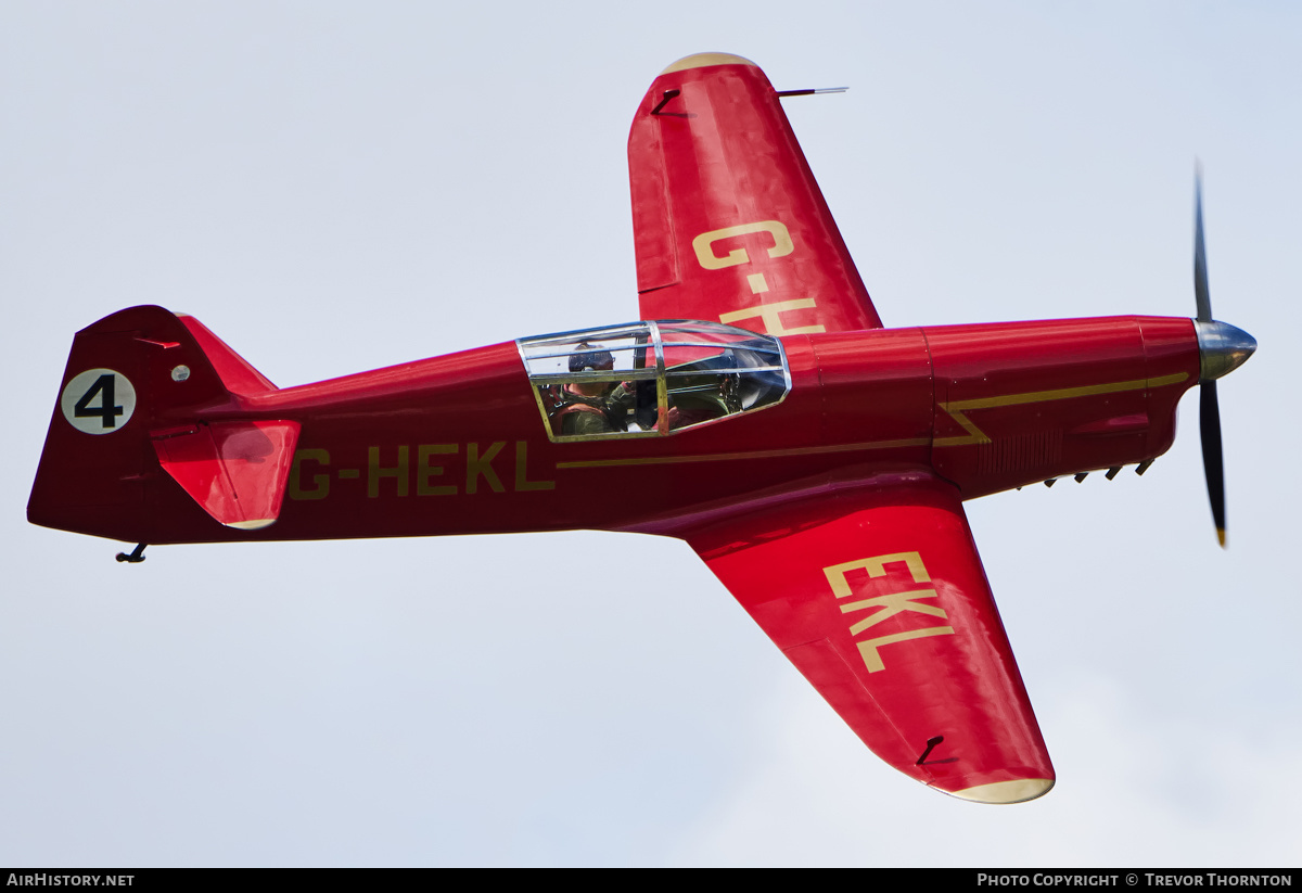 Aircraft Photo of G-HEKL | Percival E.2 Replica Mew Gull | AirHistory.net #111024