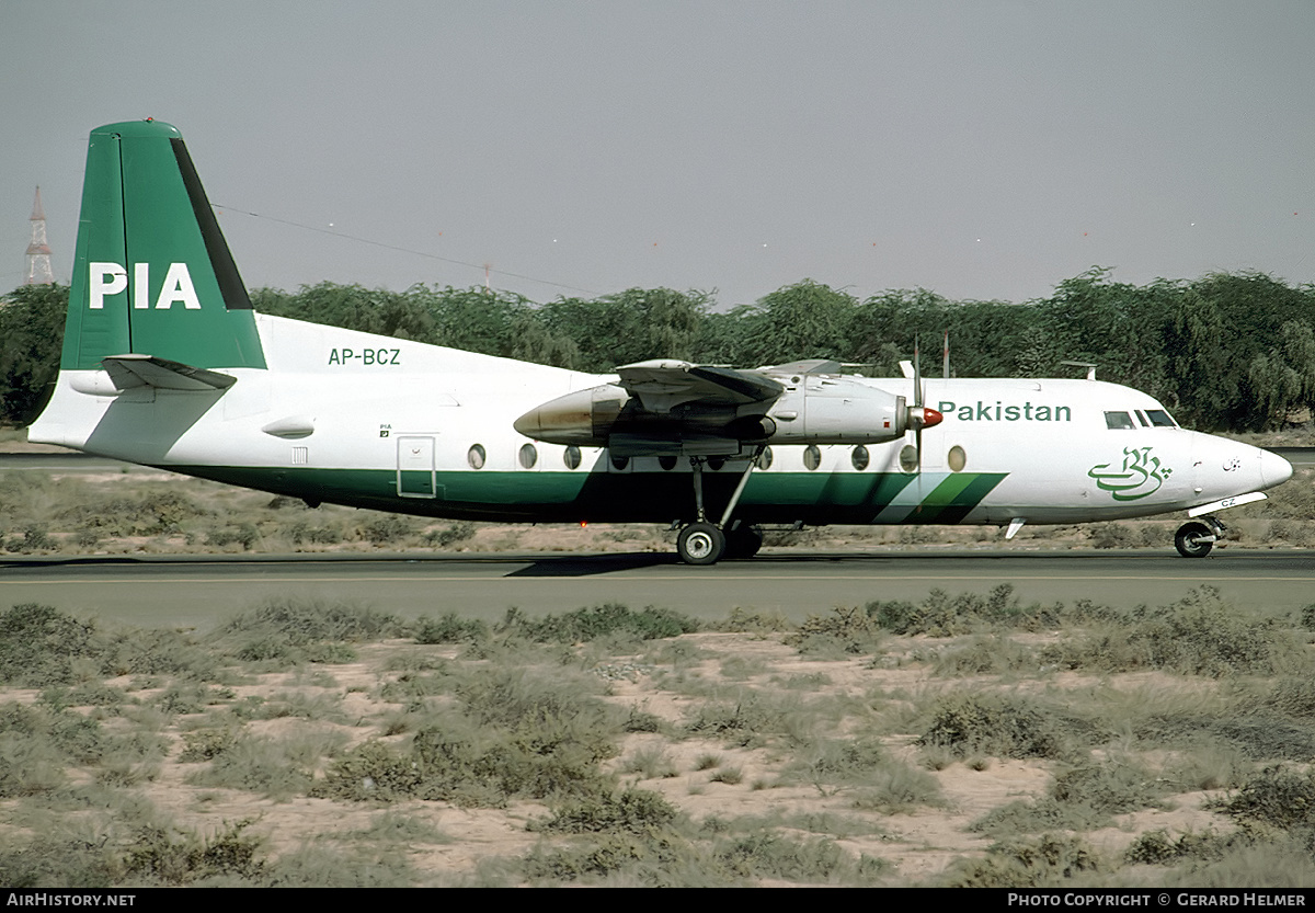 Aircraft Photo of AP-BCZ | Fokker F27-200 Friendship | Pakistan International Airlines - PIA | AirHistory.net #111039
