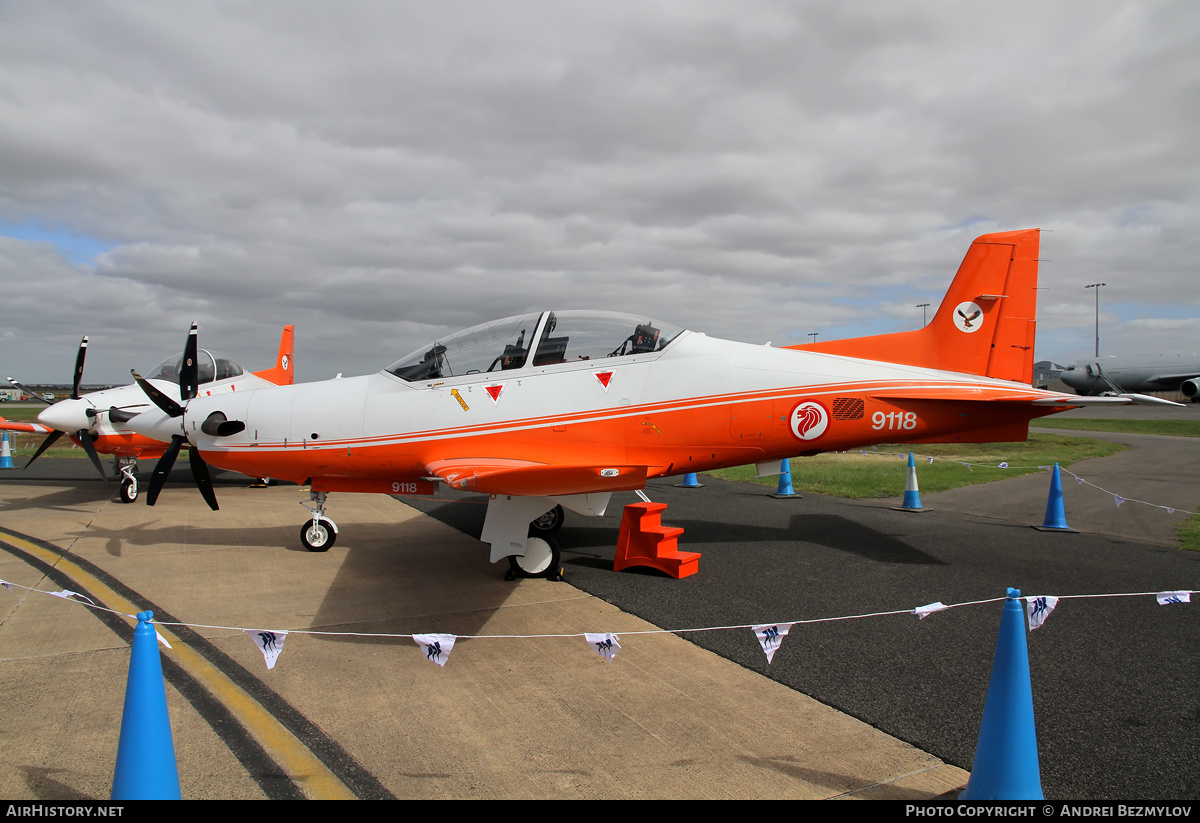 Aircraft Photo of 9118 | Pilatus PC-21 | Singapore - Air Force | AirHistory.net #111072