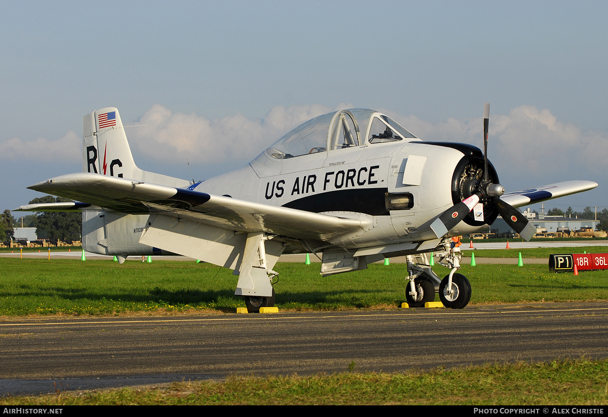 Aircraft Photo of N7038U | North American T-28A Trojan | USA - Air Force | AirHistory.net #111075