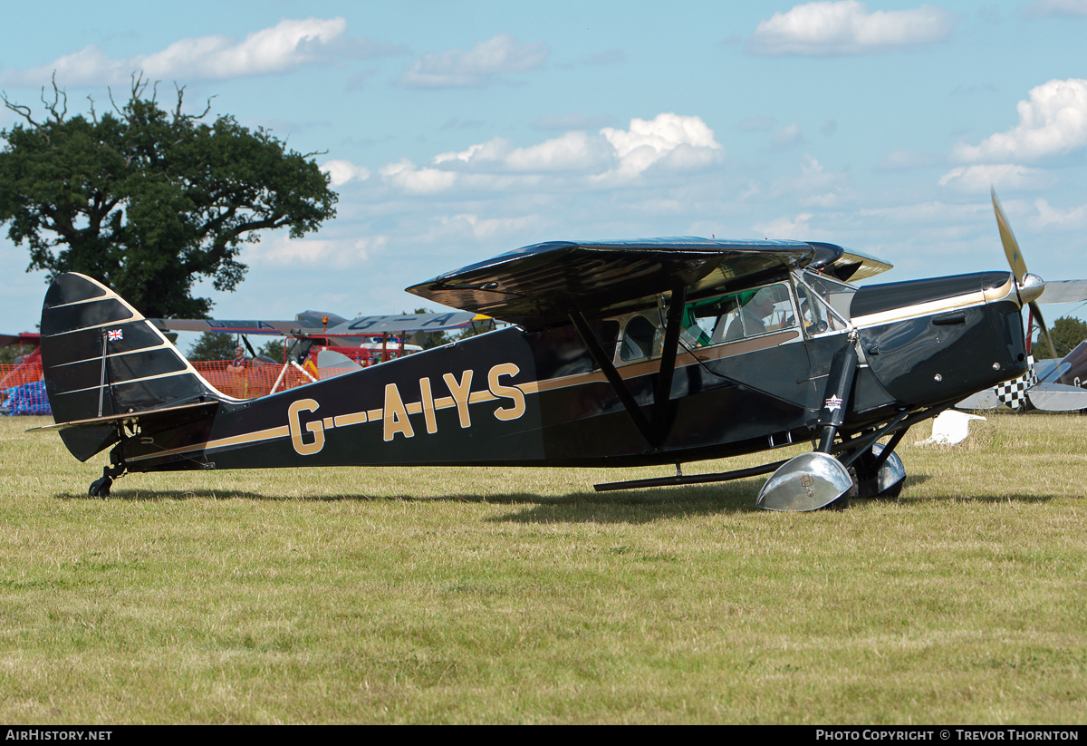 Aircraft Photo of G-AIYS | De Havilland D.H. 85 Leopard Moth | AirHistory.net #111085