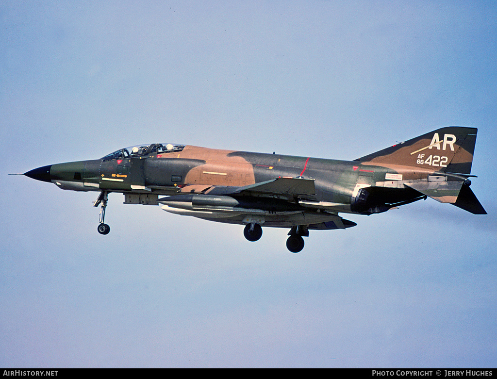 Aircraft Photo of 66-0422 / AF66-422 | McDonnell Douglas RF-4C Phantom II | USA - Air Force | AirHistory.net #111086