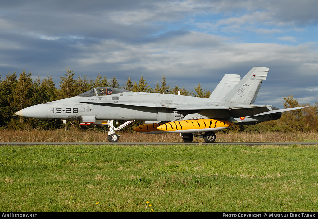 Aircraft Photo of C15-41 | McDonnell Douglas EF-18M Hornet | Spain - Air Force | AirHistory.net #111095