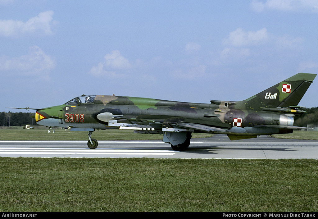 Aircraft Photo of 3908 | Sukhoi Su-22M4 | Poland - Air Force | AirHistory.net #111096