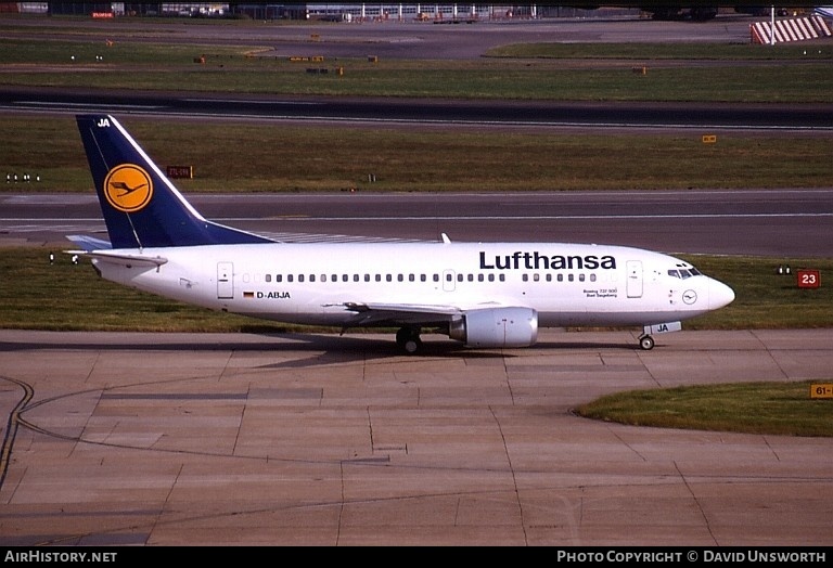 Aircraft Photo of D-ABJA | Boeing 737-530 | Lufthansa | AirHistory.net #111133