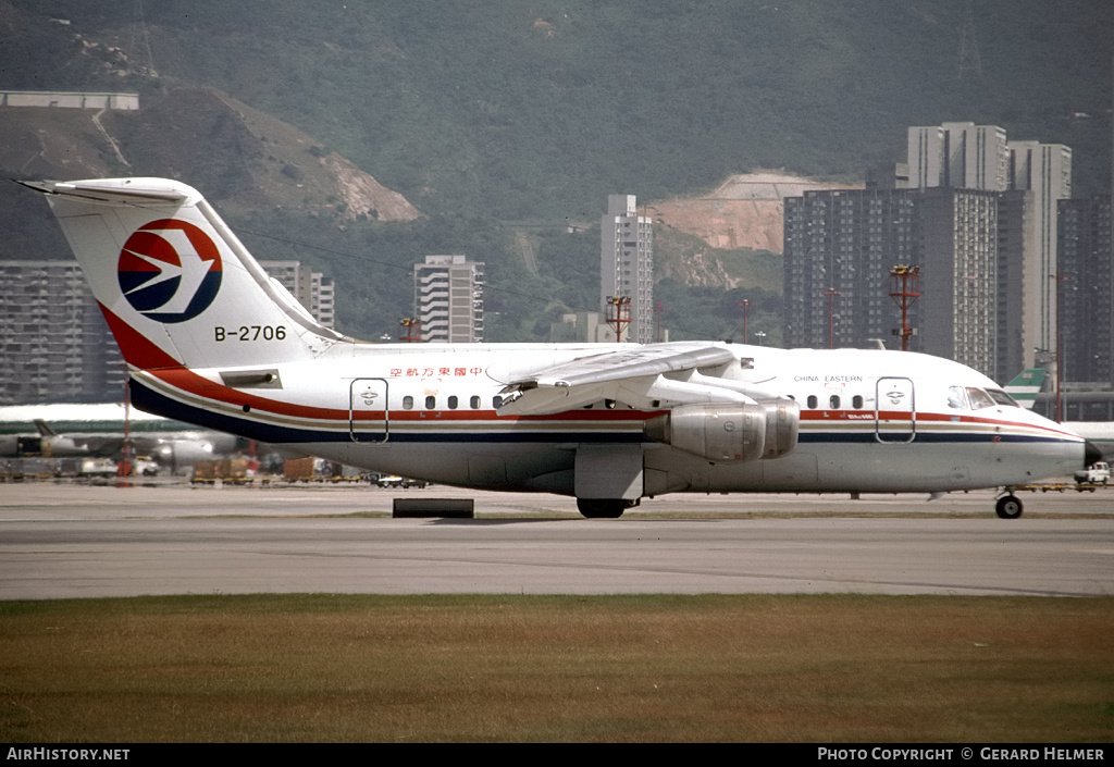 Aircraft Photo of B-2706 | British Aerospace BAe-146-100 | China Eastern Airlines | AirHistory.net #111144