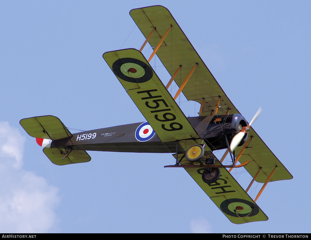 Aircraft Photo of G-ADEV / H5199 | Avro 504K | UK - Air Force | AirHistory.net #111145
