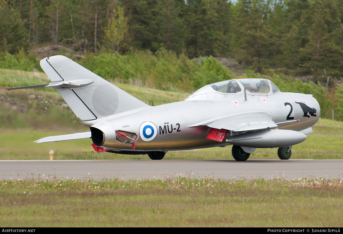 Aircraft Photo of N104CJ / MU-2 | PZL-Mielec Lim-2 (MiG-15) | Finland - Air Force | AirHistory.net #111174