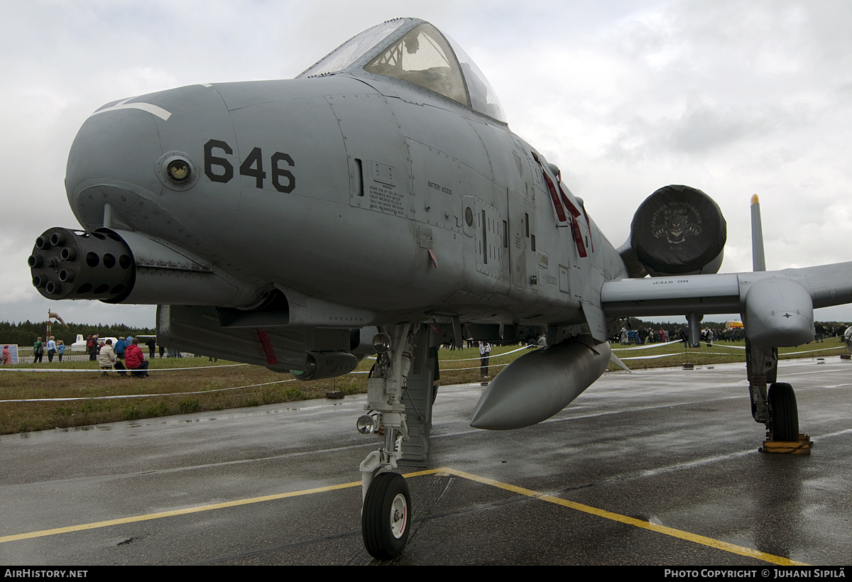 Aircraft Photo of 82-0646 / AF82-646 | Fairchild A-10A Thunderbolt II | USA - Air Force | AirHistory.net #111180