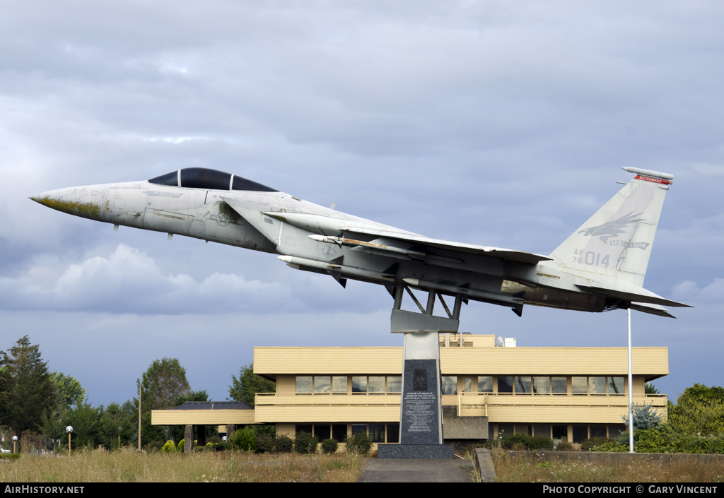 Aircraft Photo of 76-014 | McDonnell Douglas F-15A Eagle | USA - Air Force | AirHistory.net #111202