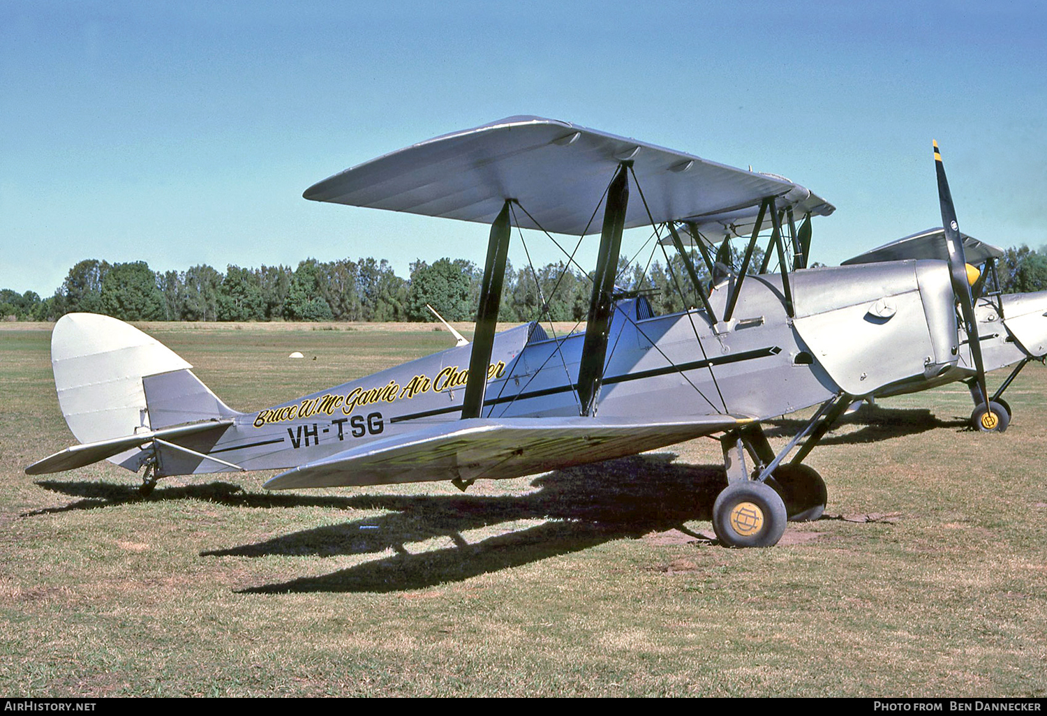 Aircraft Photo of VH-TSG | De Havilland D.H. 82A Tiger Moth | Bruce W McGarvie Air Charter | AirHistory.net #111217
