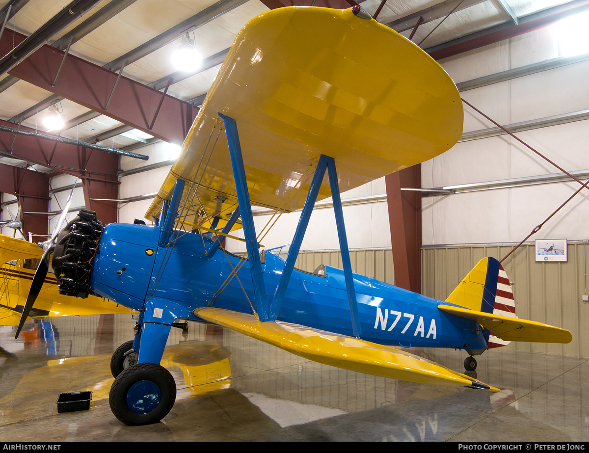 Aircraft Photo of N77AA | Boeing PT-27 Kaydet (D75N1) | USA - Air Force | AirHistory.net #111218