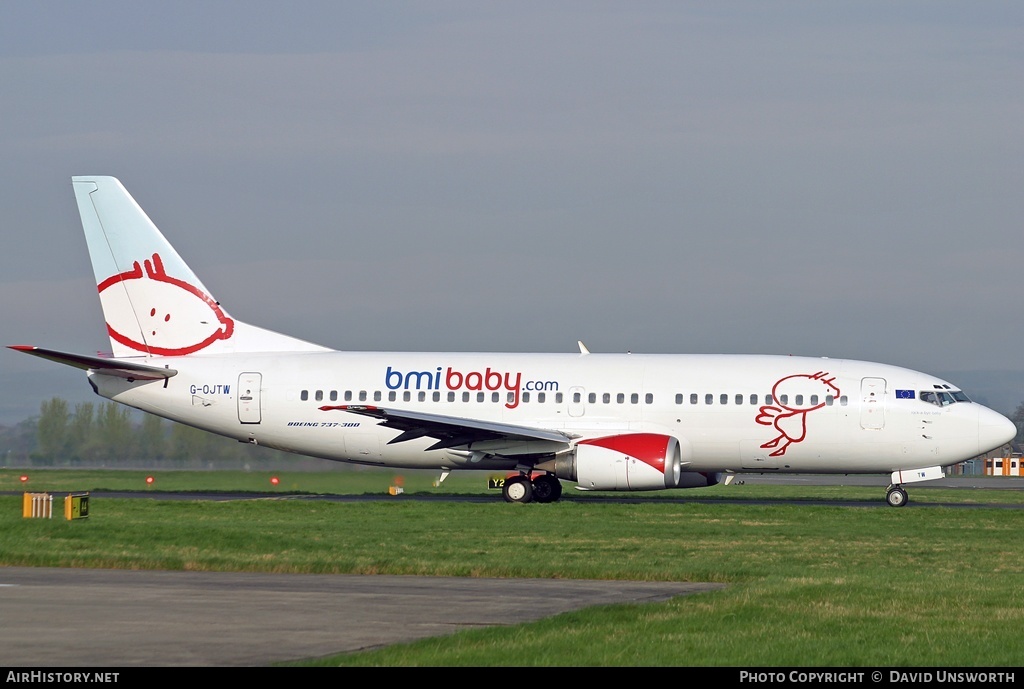 Aircraft Photo of G-OJTW | Boeing 737-36N | Bmibaby | AirHistory.net #111225