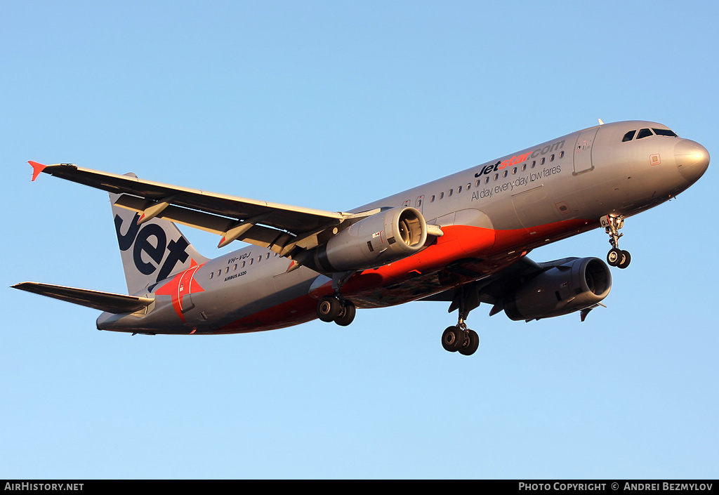 Aircraft Photo of VH-VQJ | Airbus A320-232 | Jetstar Airways | AirHistory.net #111233