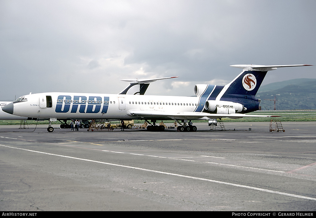 Aircraft Photo of 4L-85518 | Tupolev Tu-154B-2 | Orbi - Georgian Airways | AirHistory.net #111244