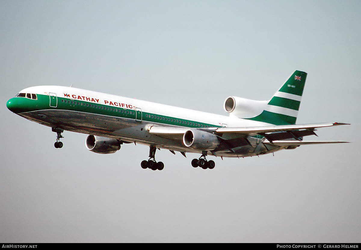Aircraft Photo of VR-HHY | Lockheed L-1011-385-1 TriStar 1 | Cathay Pacific Airways | AirHistory.net #111261