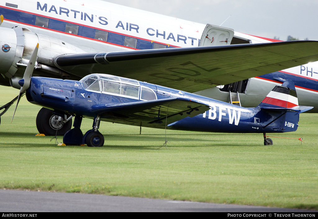 Aircraft Photo of D-EBFW / D-IBFW | Messerschmitt Bf-108 Taifun | AirHistory.net #111263