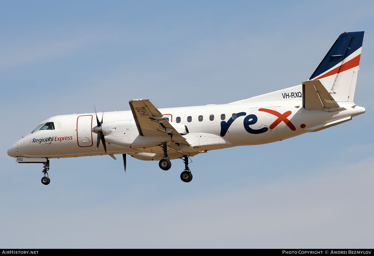 Aircraft Photo of VH-RXQ | Saab 340B | REX - Regional Express | AirHistory.net #111286