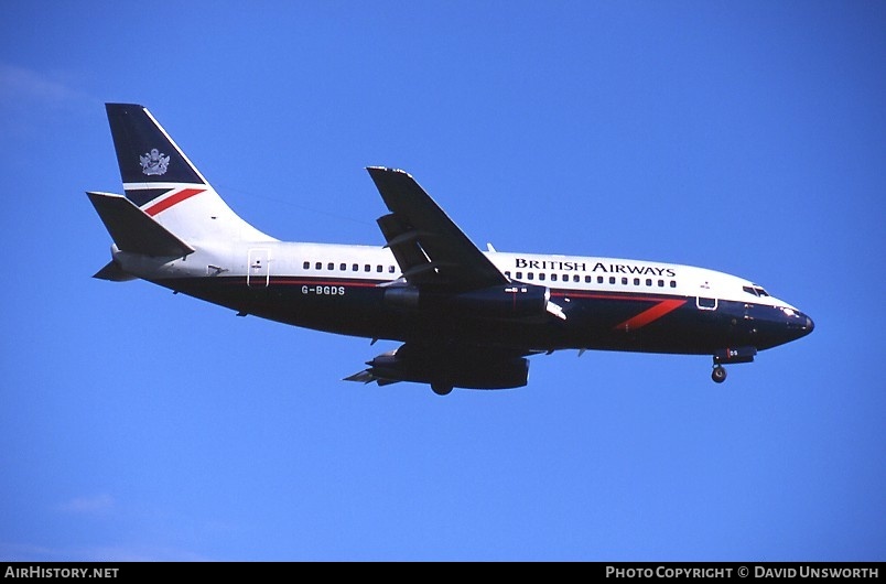 Aircraft Photo of G-BGDS | Boeing 737-236/Adv | British Airways | AirHistory.net #111289
